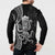 Black Hawaii Kanaloa God Button Sweatshirt Hawaiian Octopus