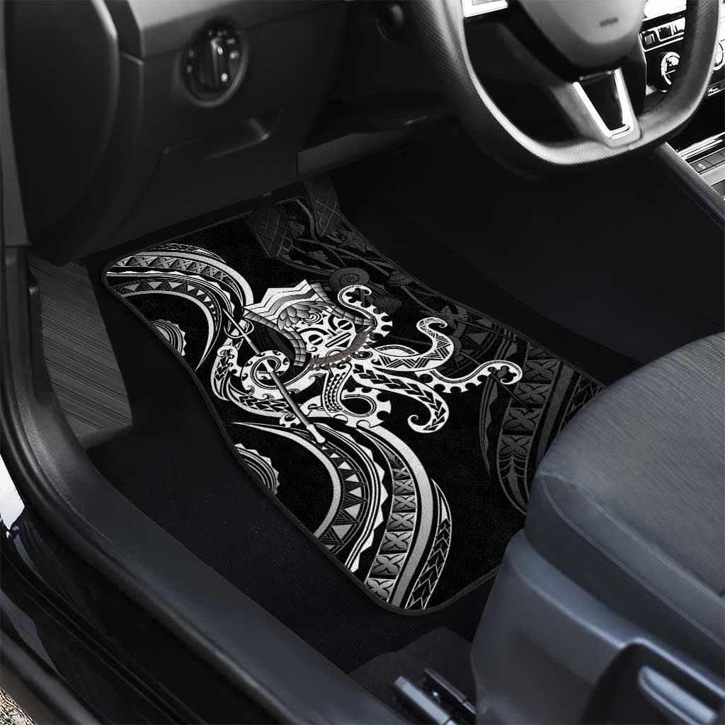 Black Hawaii Kanaloa God Car Mats Hawaiian Octopus