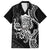 Black Hawaii Kanaloa God Family Matching Short Sleeve Bodycon Dress and Hawaiian Shirt Hawaiian Octopus