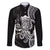 Black Hawaii Kanaloa God Family Matching Short Sleeve Bodycon Dress and Hawaiian Shirt Hawaiian Octopus
