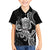 Black Hawaii Kanaloa God Family Matching Short Sleeve Bodycon Dress and Hawaiian Shirt Hawaiian Octopus