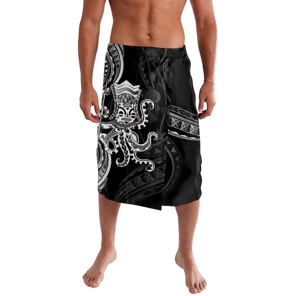 Black Hawaii Kanaloa God Lavalava Hawaiian Octopus