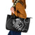 Black Hawaii Kanaloa God Leather Tote Bag Hawaiian Octopus