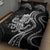 Black Hawaii Kanaloa God Quilt Bed Set Hawaiian Octopus