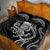 Black Hawaii Kanaloa God Quilt Bed Set Hawaiian Octopus