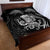 Black Hawaii Kanaloa God Quilt Bed Set Hawaiian Octopus