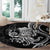 Black Hawaii Kanaloa God Round Carpet Hawaiian Octopus