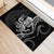 Black Hawaii Kanaloa God Rubber Doormat Hawaiian Octopus