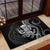 Black Hawaii Kanaloa God Rubber Doormat Hawaiian Octopus