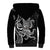 Black Hawaii Kanaloa God Sherpa Hoodie Hawaiian Octopus