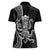 Black Hawaii Kanaloa God Women Polo Shirt Hawaiian Octopus