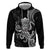 Black Hawaii Kanaloa God Zip Hoodie Hawaiian Octopus