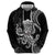 Black Hawaii Kanaloa God Zip Hoodie Hawaiian Octopus