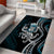 Turquoise Hawaii Kanaloa God Area Rug Hawaiian Octopus