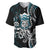 Turquoise Hawaii Kanaloa God Baseball Jersey Hawaiian Octopus