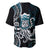 Turquoise Hawaii Kanaloa God Baseball Jersey Hawaiian Octopus