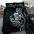 Turquoise Hawaii Kanaloa God Bedding Set Hawaiian Octopus