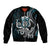 Turquoise Hawaii Kanaloa God Bomber Jacket Hawaiian Octopus