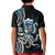 Turquoise Hawaii Kanaloa God Kid Polo Shirt Hawaiian Octopus