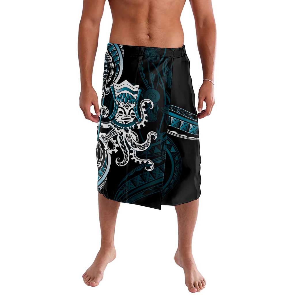 Turquoise Hawaii Kanaloa God Lavalava Hawaiian Octopus