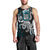 Turquoise Hawaii Kanaloa God Men Tank Top Hawaiian Octopus