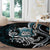 Turquoise Hawaii Kanaloa God Round Carpet Hawaiian Octopus