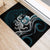 Turquoise Hawaii Kanaloa God Rubber Doormat Hawaiian Octopus