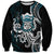 Turquoise Hawaii Kanaloa God Sweatshirt Hawaiian Octopus