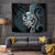 Turquoise Hawaii Kanaloa God Tapestry Hawaiian Octopus