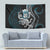 Turquoise Hawaii Kanaloa God Tapestry Hawaiian Octopus