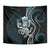 Turquoise Hawaii Kanaloa God Tapestry Hawaiian Octopus