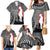 New Zealand ANZAC Day Family Matching Mermaid Dress and Hawaiian Shirt 25th April Silver Fern With Poppy