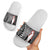 New Zealand ANZAC Day Slide Sandals 25th April Silver Fern With Poppy - Polynesian Pride