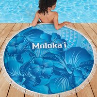 Aloha Hawaii Molokai Island Beach Blanket Hibiscus Tribal Honu Hawaiian Tattoo