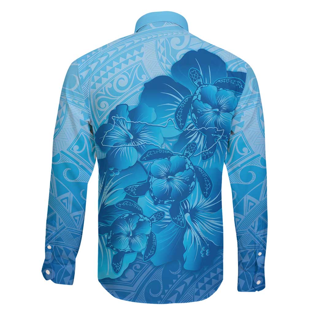 Aloha Hawaii Molokai Island Family Matching Puletasi and Hawaiian Shirt Hibiscus Tribal Honu Hawaiian Tattoo