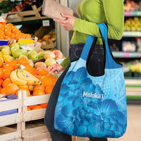 Aloha Hawaii Molokai Island Grocery Bag Hibiscus Tribal Honu Hawaiian Tattoo