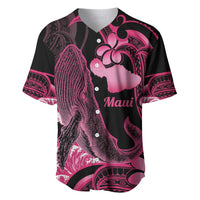Aloha Hawaii Maui Baseball Jersey Valley Isle Humpback Whale Black