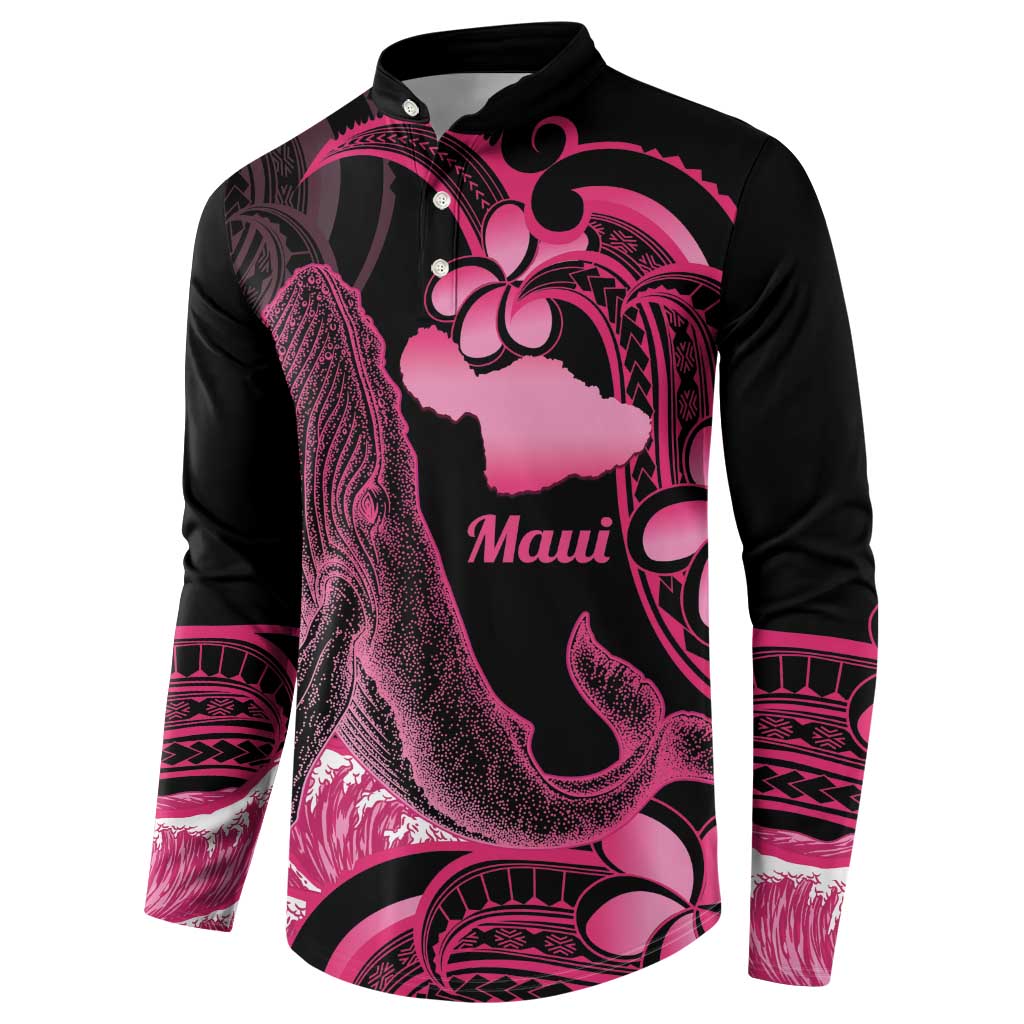 Aloha Hawaii Maui Button Sweatshirt Valley Isle Humpback Whale Black