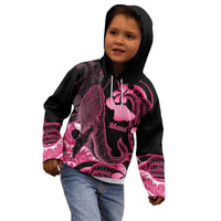 Aloha Hawaii Maui Kid Hoodie Valley Isle Humpback Whale Black