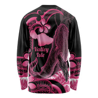 Aloha Hawaii Maui Long Sleeve Shirt Valley Isle Humpback Whale Black