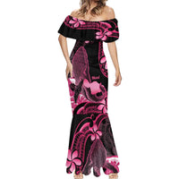 Aloha Hawaii Maui Mermaid Dress Valley Isle Humpback Whale Black