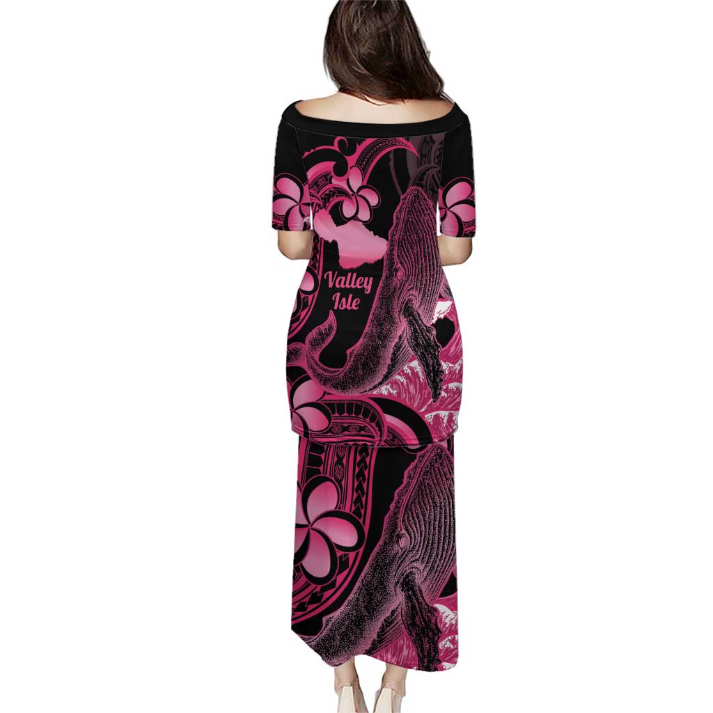 Aloha Hawaii Maui Puletasi Valley Isle Humpback Whale Black