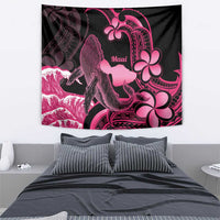 Aloha Hawaii Maui Tapestry Valley Isle Humpback Whale Black