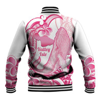 Aloha Hawaii Maui Baseball Jacket Valley Isle Humpback Whale White