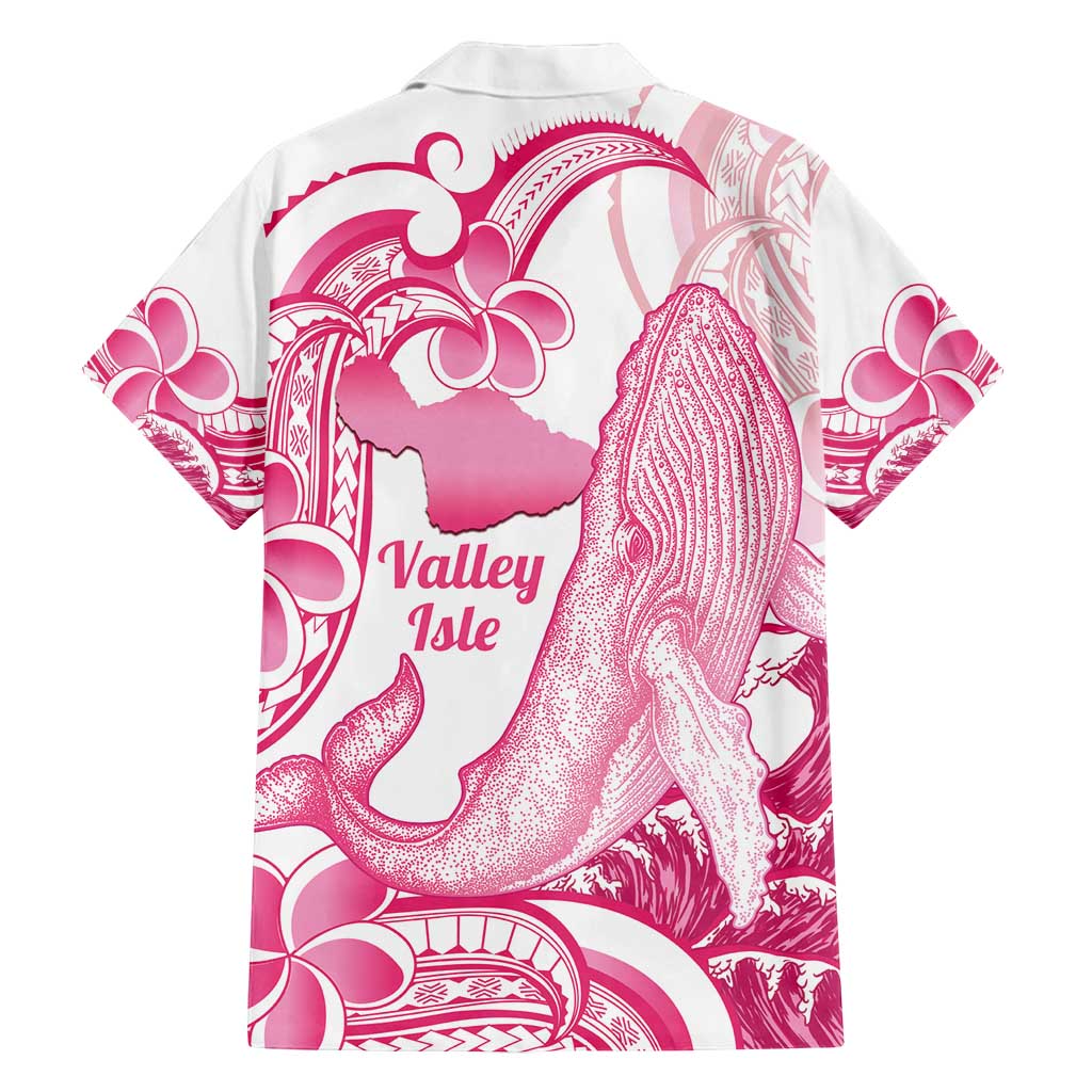 Aloha Hawaii Maui Family Matching Off Shoulder Short Dress and Hawaiian Shirt Valley Isle Humpback Whale White