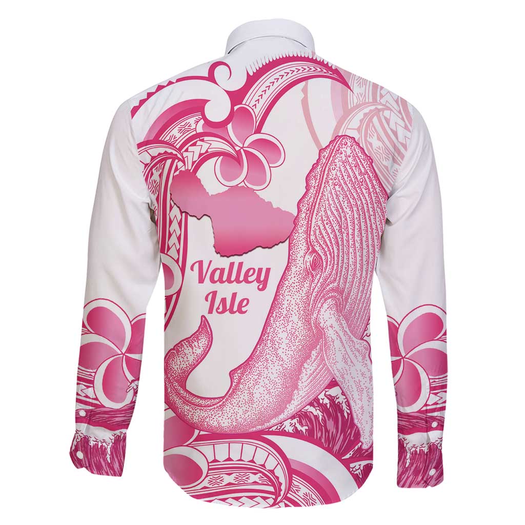 Aloha Hawaii Maui Family Matching Puletasi and Hawaiian Shirt Valley Isle Humpback Whale White
