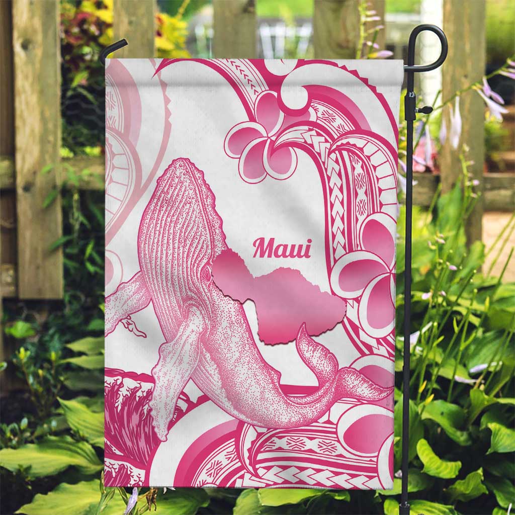 Aloha Hawaii Maui Garden Flag Valley Isle Humpback Whale White