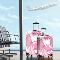 Aloha Hawaii Maui Luggage Cover Valley Isle Humpback Whale White