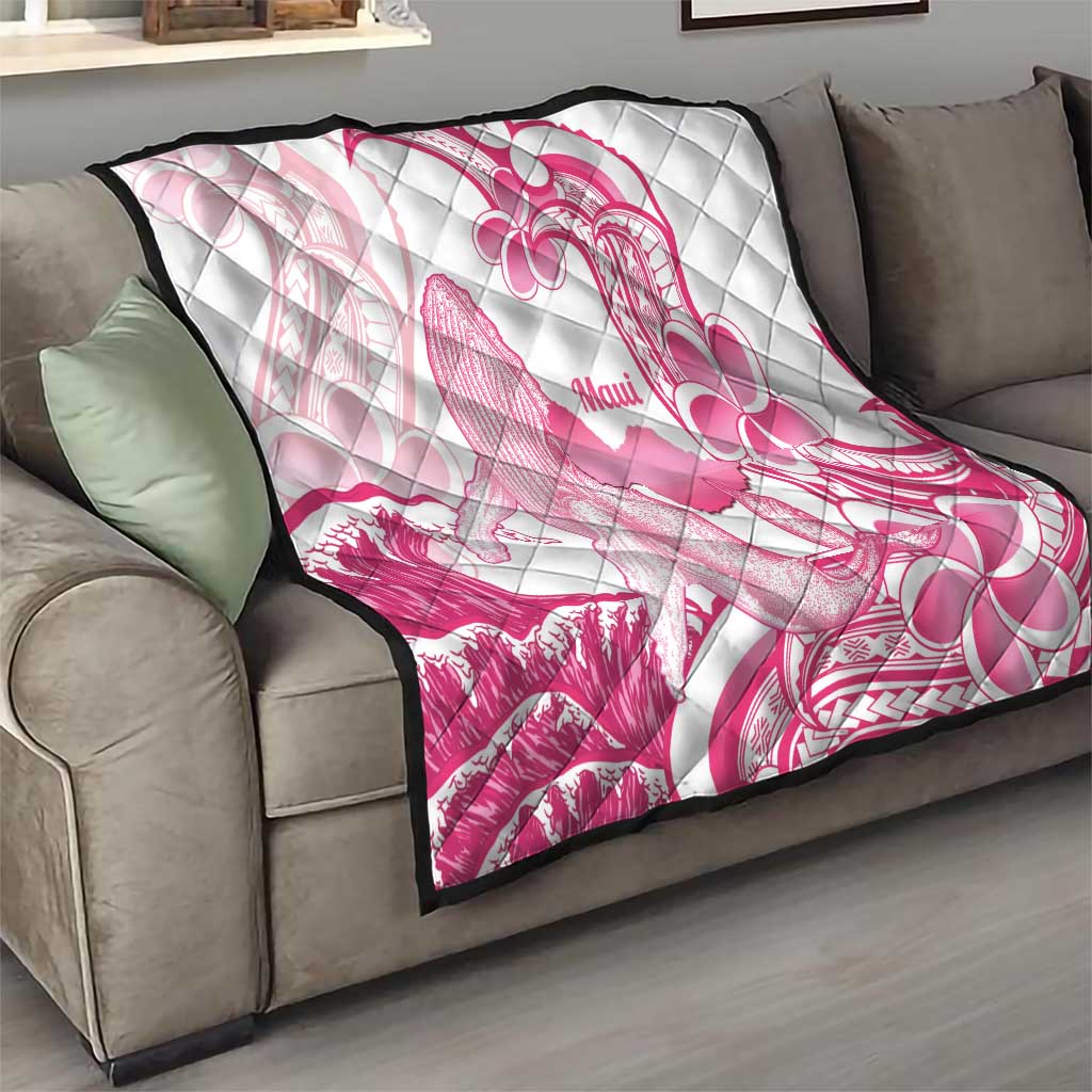 Aloha Hawaii Maui Quilt Valley Isle Humpback Whale White