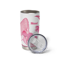 Aloha Hawaii Maui Tumbler Cup Valley Isle Humpback Whale White